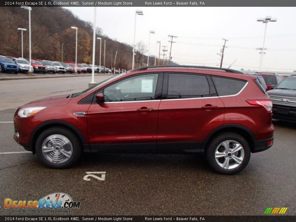 2014 Ford Escape SE 1.6L EcoBoost 4WD Sunset / Medium Light Stone Photo #5