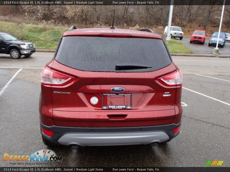 2014 Ford Escape SE 1.6L EcoBoost 4WD Sunset / Medium Light Stone Photo #7