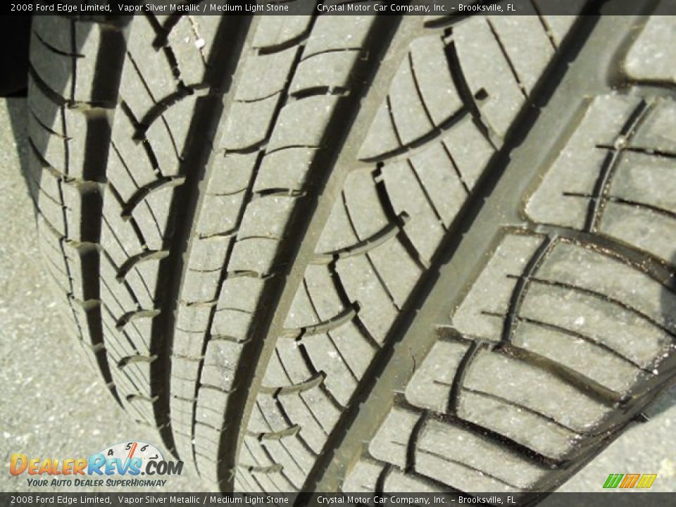 2008 Ford Edge Limited Vapor Silver Metallic / Medium Light Stone Photo #16