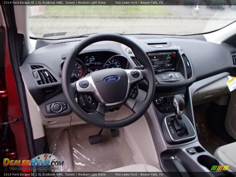 2014 Ford Escape SE 1.6L EcoBoost 4WD Sunset / Medium Light Stone Photo #12