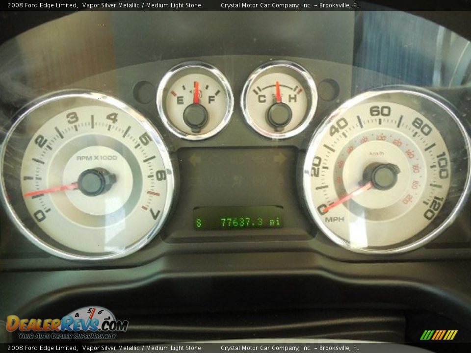 2008 Ford Edge Limited Vapor Silver Metallic / Medium Light Stone Photo #19