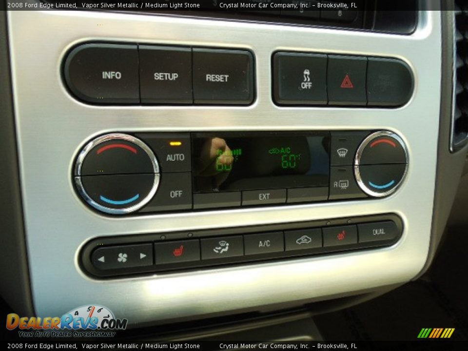 2008 Ford Edge Limited Vapor Silver Metallic / Medium Light Stone Photo #21