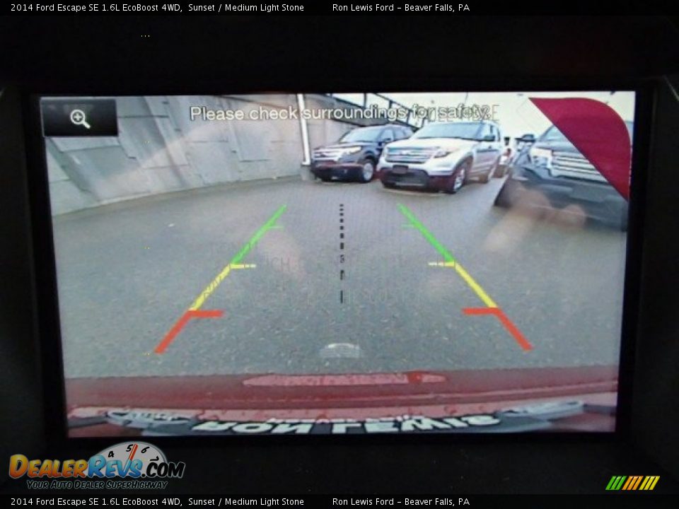 2014 Ford Escape SE 1.6L EcoBoost 4WD Sunset / Medium Light Stone Photo #17