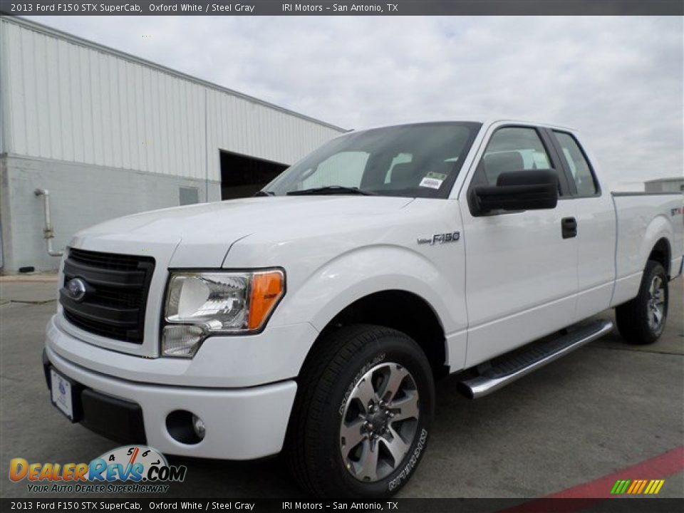 2013 Ford F150 STX SuperCab Oxford White / Steel Gray Photo #1