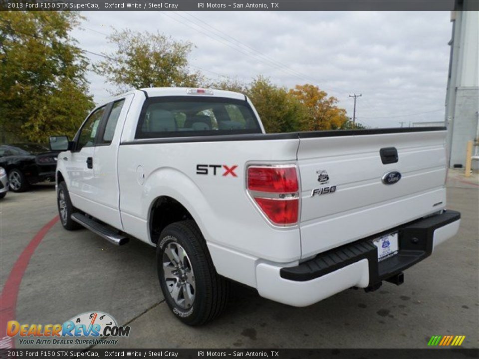 2013 Ford F150 STX SuperCab Oxford White / Steel Gray Photo #3