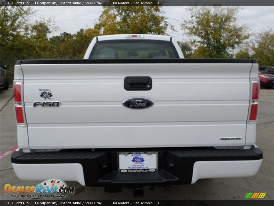 2013 Ford F150 STX SuperCab Oxford White / Steel Gray Photo #4