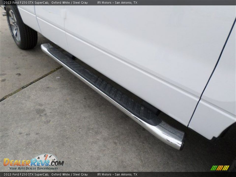 2013 Ford F150 STX SuperCab Oxford White / Steel Gray Photo #9