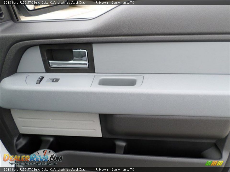 2013 Ford F150 STX SuperCab Oxford White / Steel Gray Photo #12