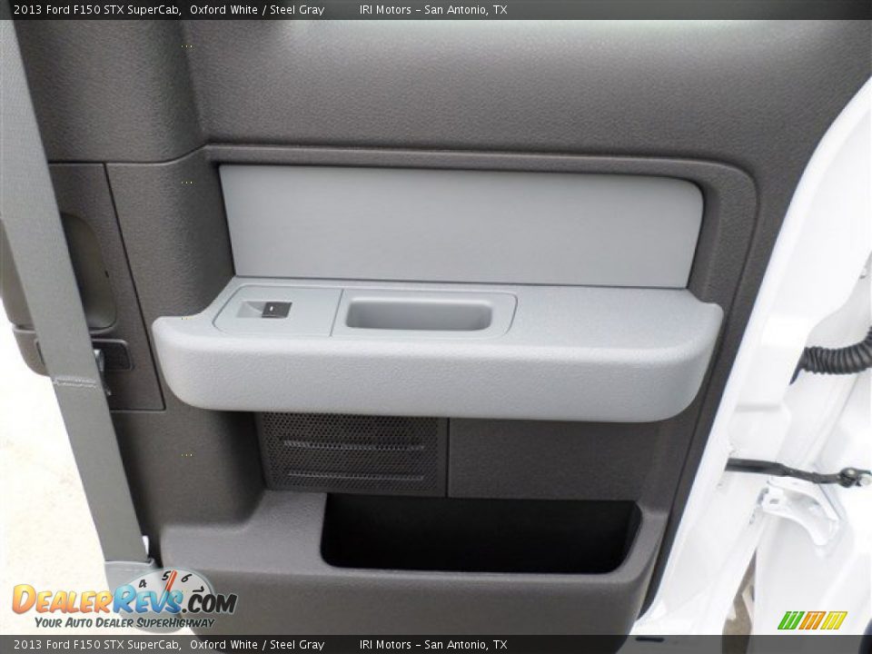 2013 Ford F150 STX SuperCab Oxford White / Steel Gray Photo #13