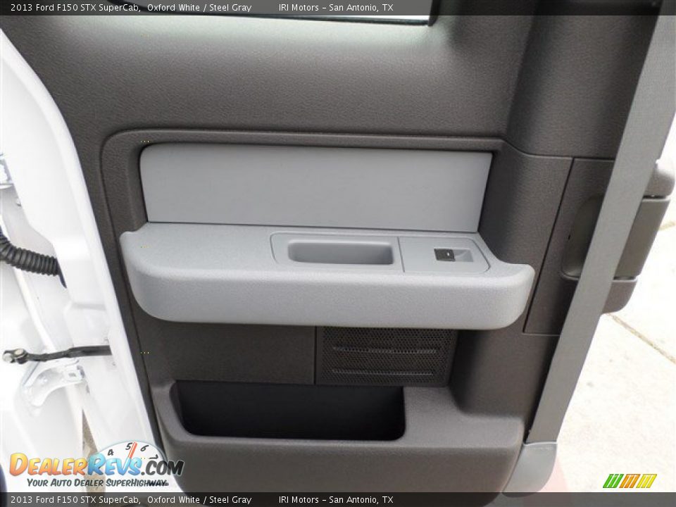 2013 Ford F150 STX SuperCab Oxford White / Steel Gray Photo #15