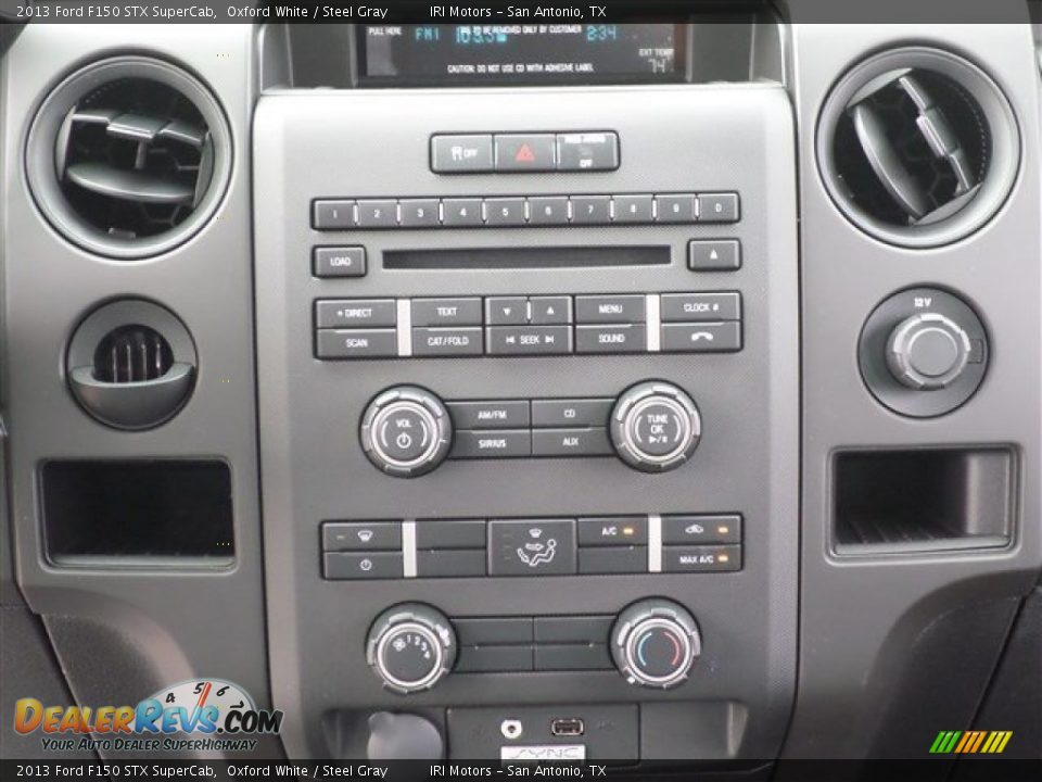 2013 Ford F150 STX SuperCab Oxford White / Steel Gray Photo #20