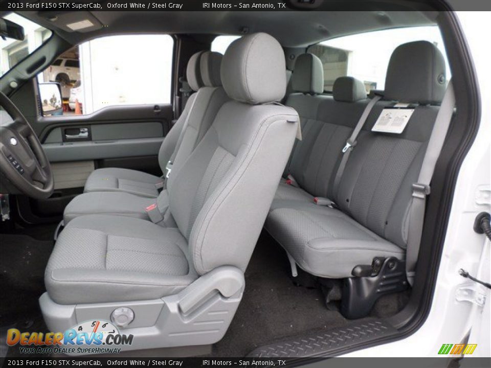 2013 Ford F150 STX SuperCab Oxford White / Steel Gray Photo #21