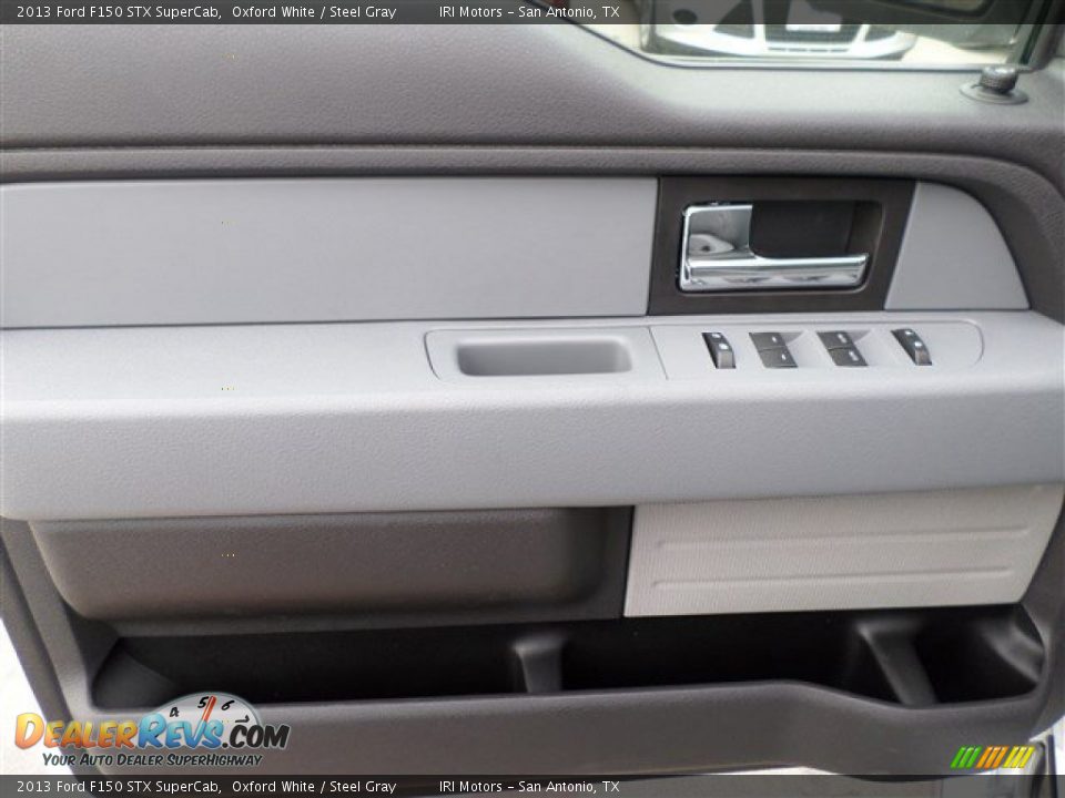 2013 Ford F150 STX SuperCab Oxford White / Steel Gray Photo #22