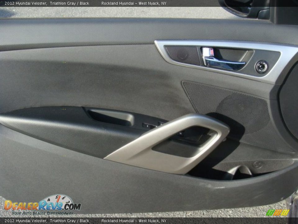 2012 Hyundai Veloster Triathlon Gray / Black Photo #7