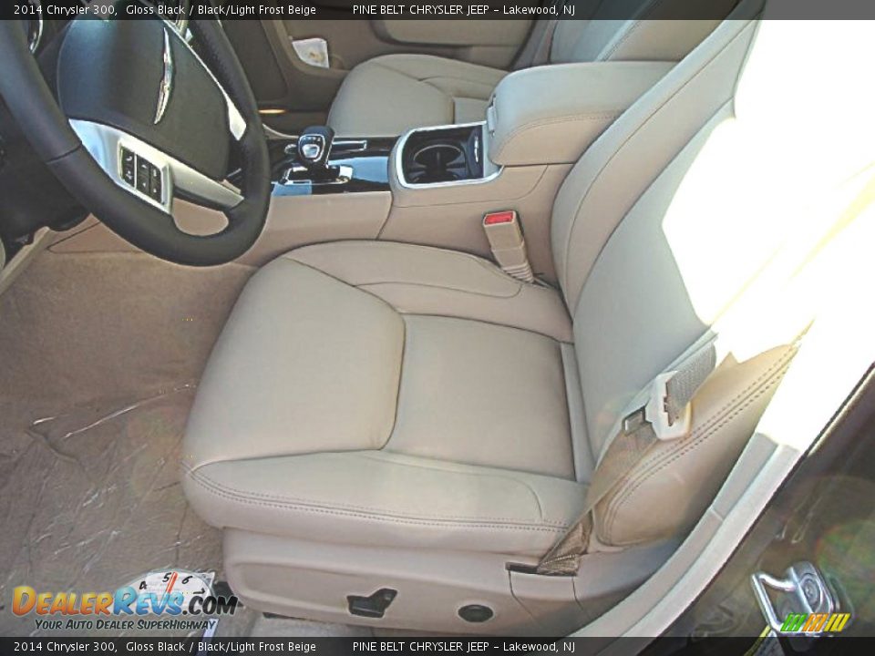 2014 Chrysler 300 Gloss Black / Black/Light Frost Beige Photo #3