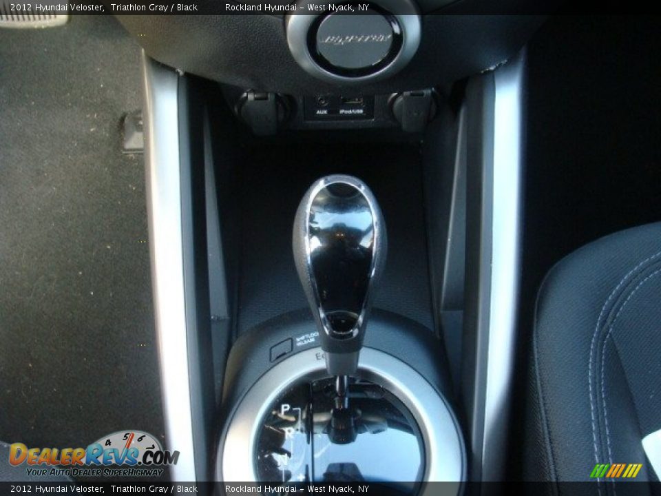 2012 Hyundai Veloster Triathlon Gray / Black Photo #17