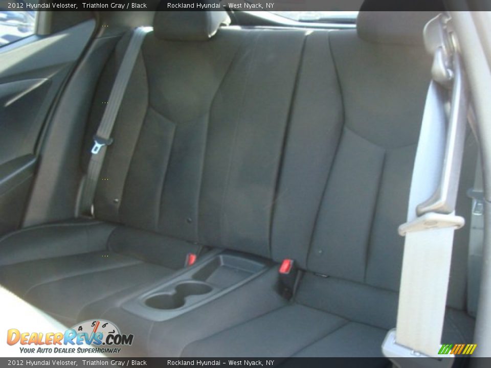 2012 Hyundai Veloster Triathlon Gray / Black Photo #18