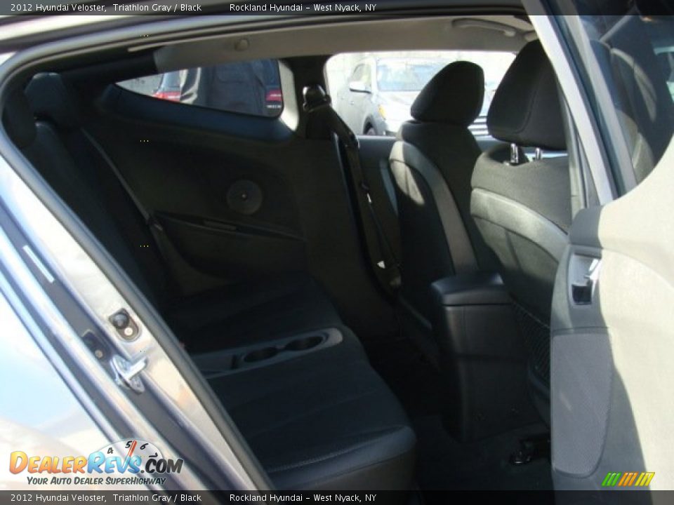2012 Hyundai Veloster Triathlon Gray / Black Photo #21