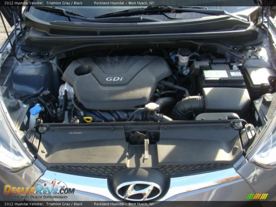 2012 Hyundai Veloster Triathlon Gray / Black Photo #27