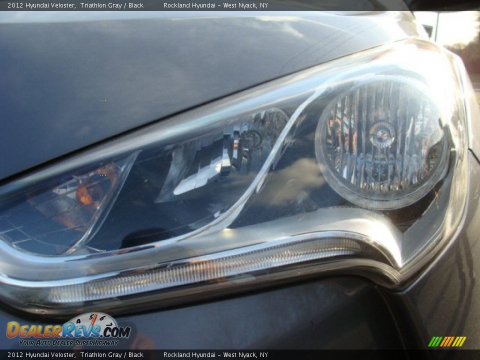 2012 Hyundai Veloster Triathlon Gray / Black Photo #28
