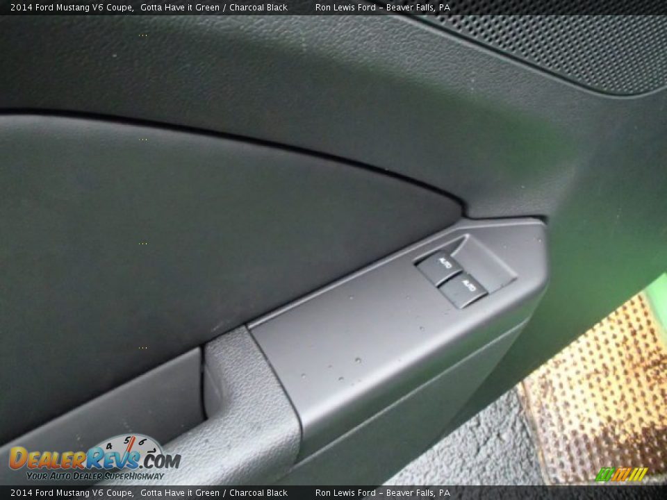 2014 Ford Mustang V6 Coupe Gotta Have it Green / Charcoal Black Photo #14