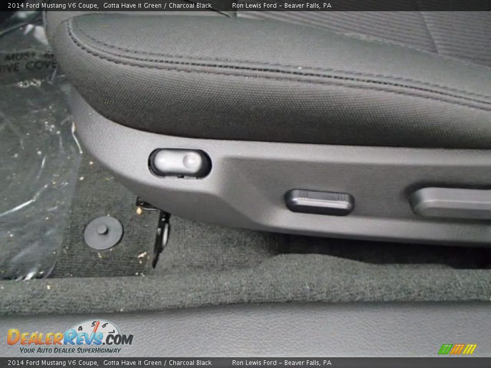 2014 Ford Mustang V6 Coupe Gotta Have it Green / Charcoal Black Photo #15