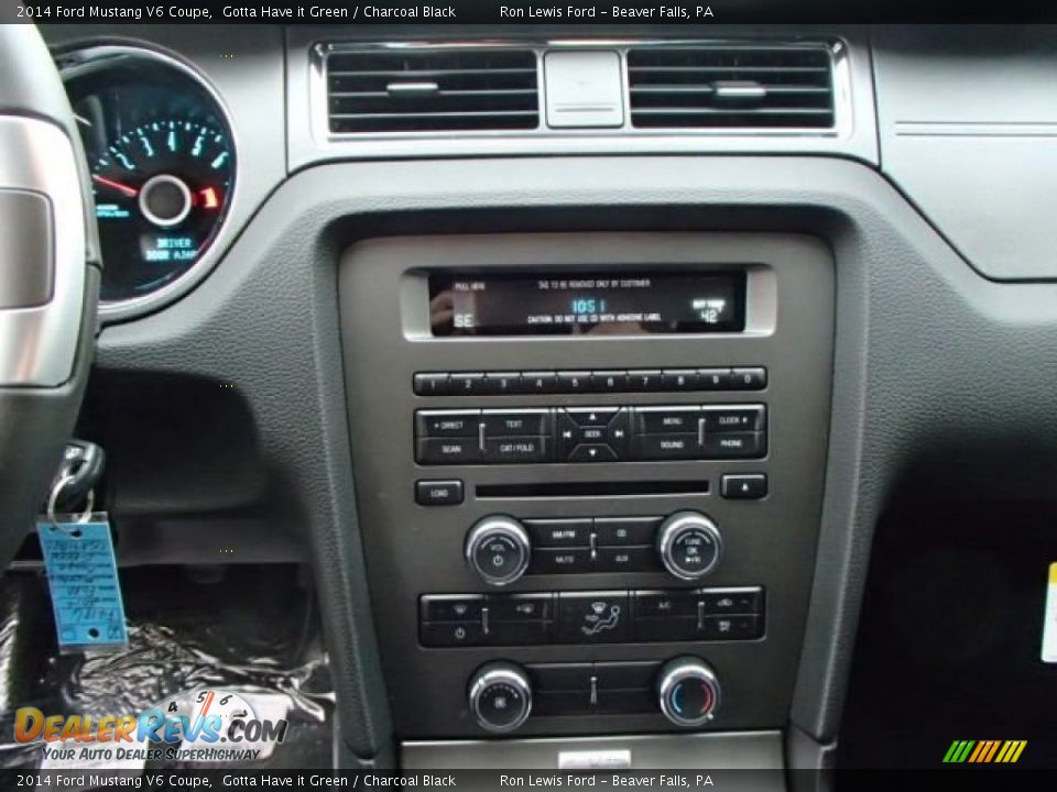 2014 Ford Mustang V6 Coupe Gotta Have it Green / Charcoal Black Photo #16