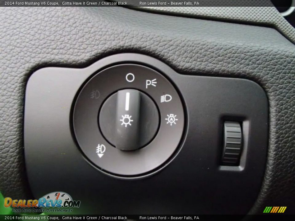 2014 Ford Mustang V6 Coupe Gotta Have it Green / Charcoal Black Photo #19