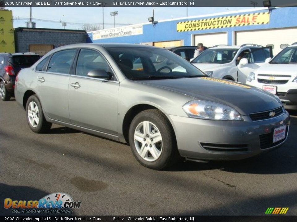 2008 Chevrolet Impala LS Dark Silver Metallic / Gray Photo #3