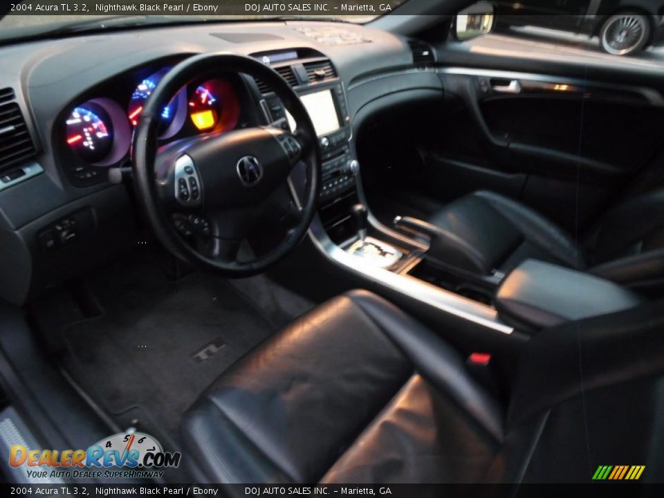 2004 Acura TL 3.2 Nighthawk Black Pearl / Ebony Photo #7