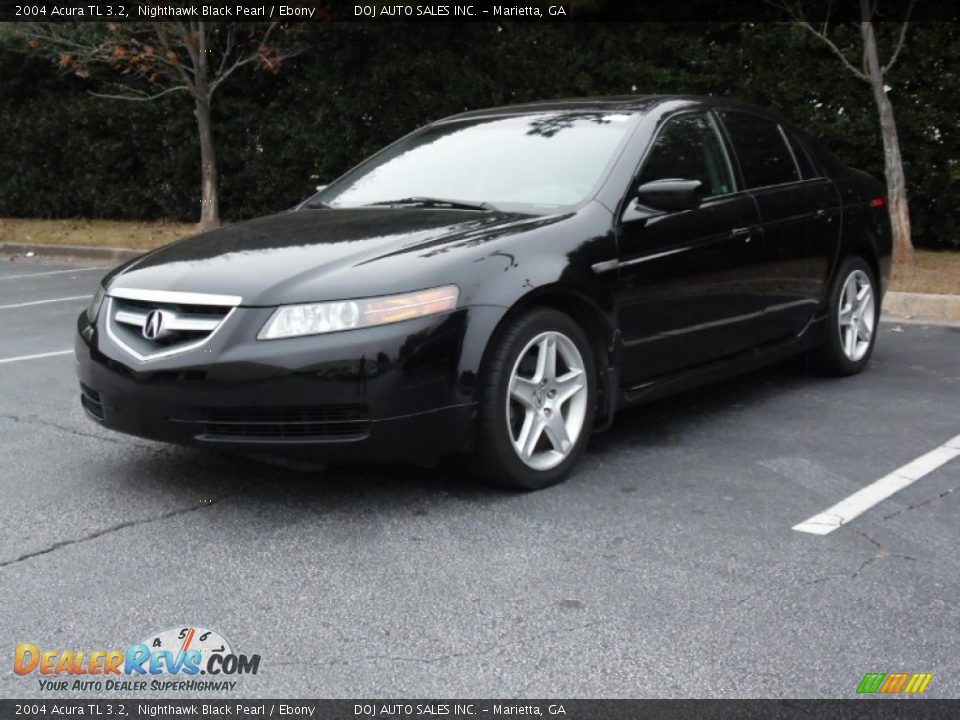 2004 Acura TL 3.2 Nighthawk Black Pearl / Ebony Photo #16