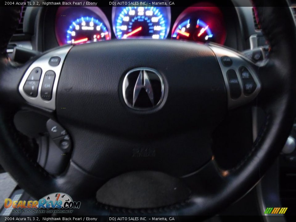2004 Acura TL 3.2 Nighthawk Black Pearl / Ebony Photo #25