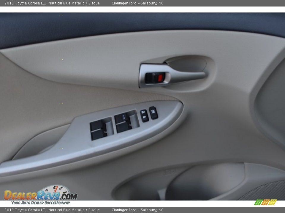 2013 Toyota Corolla LE Nautical Blue Metallic / Bisque Photo #8