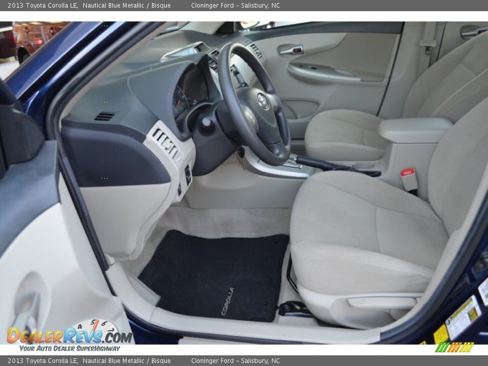 2013 Toyota Corolla LE Nautical Blue Metallic / Bisque Photo #9