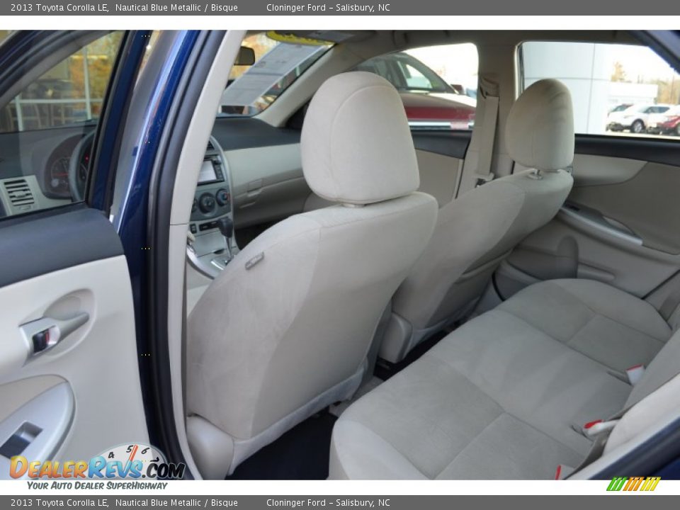 2013 Toyota Corolla LE Nautical Blue Metallic / Bisque Photo #11