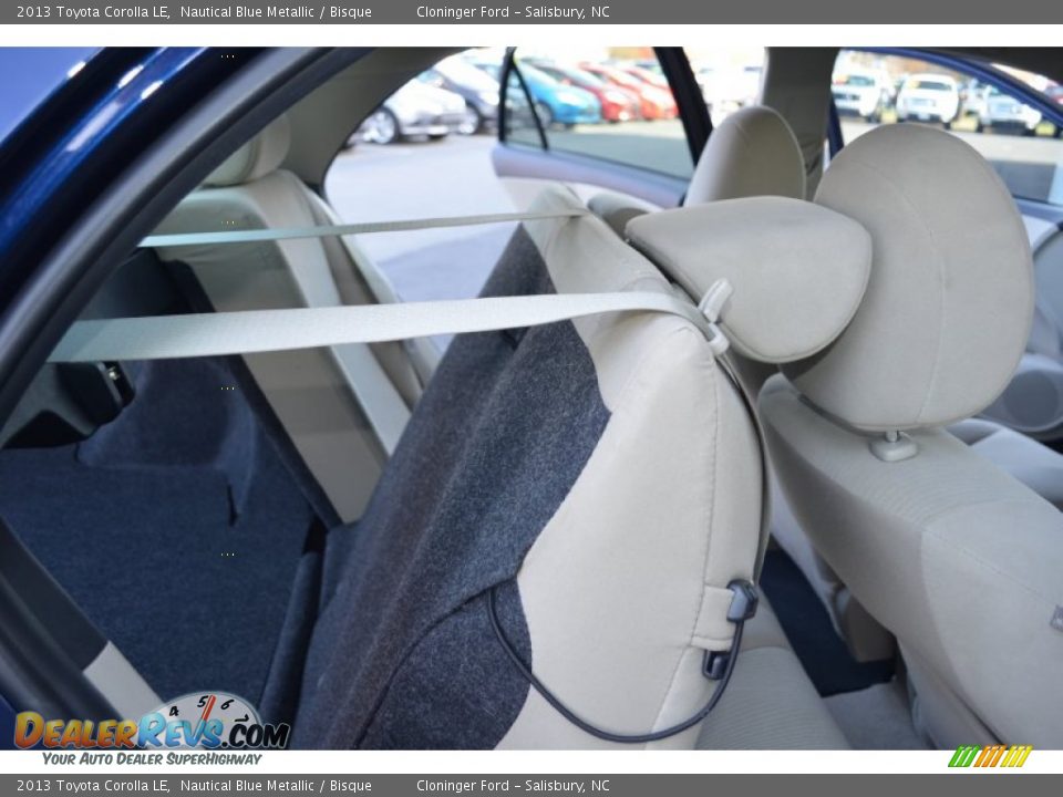 2013 Toyota Corolla LE Nautical Blue Metallic / Bisque Photo #13