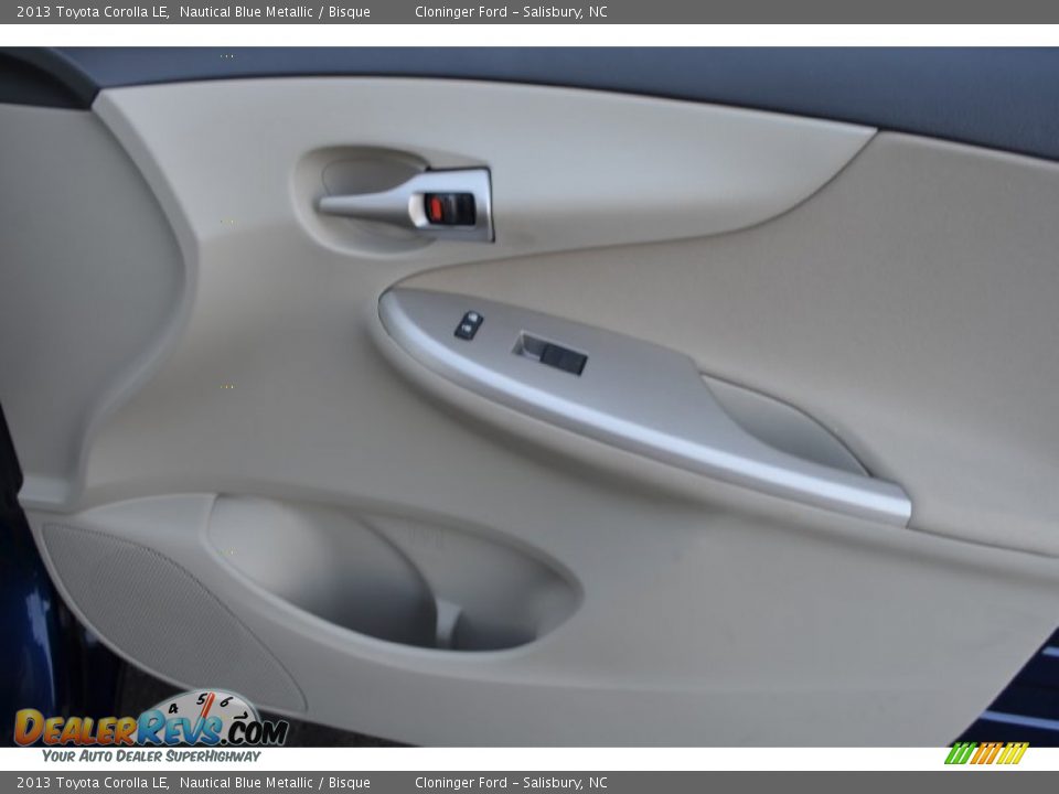 2013 Toyota Corolla LE Nautical Blue Metallic / Bisque Photo #15