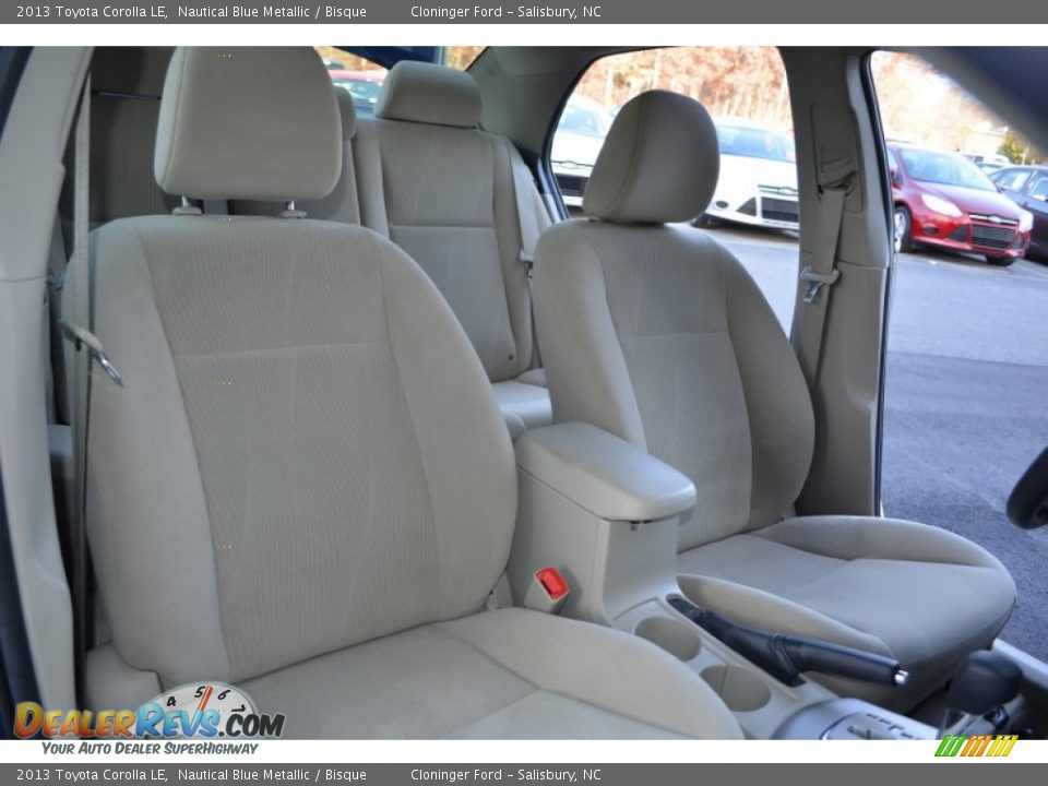 2013 Toyota Corolla LE Nautical Blue Metallic / Bisque Photo #16