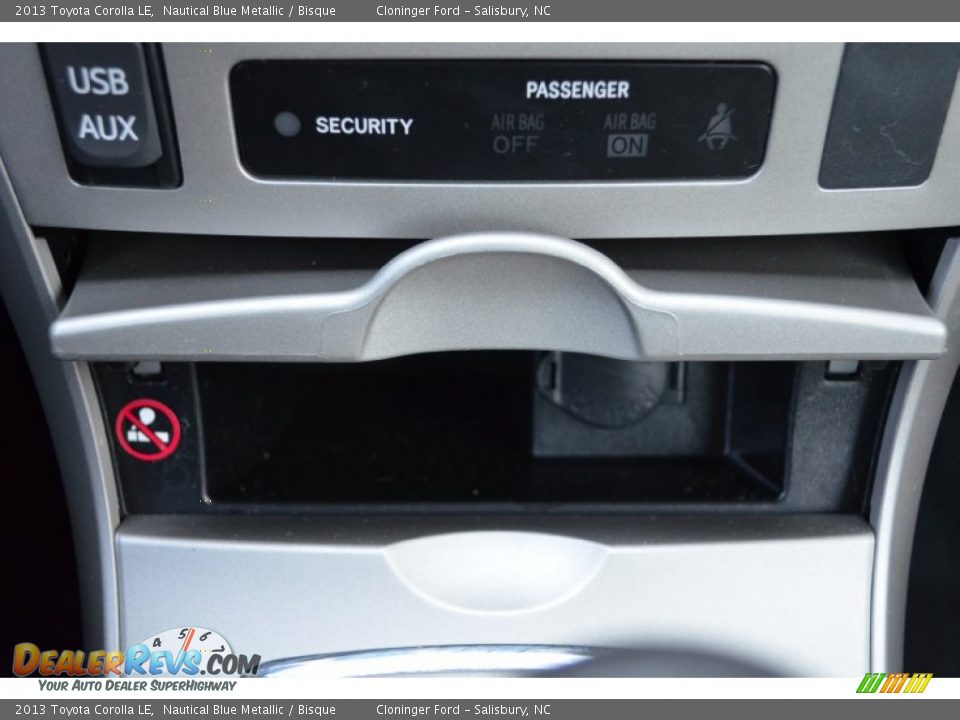 2013 Toyota Corolla LE Nautical Blue Metallic / Bisque Photo #24