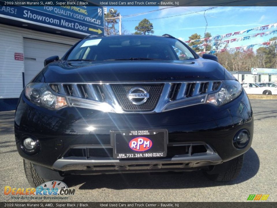 2009 Nissan Murano SL AWD Super Black / Black Photo #2