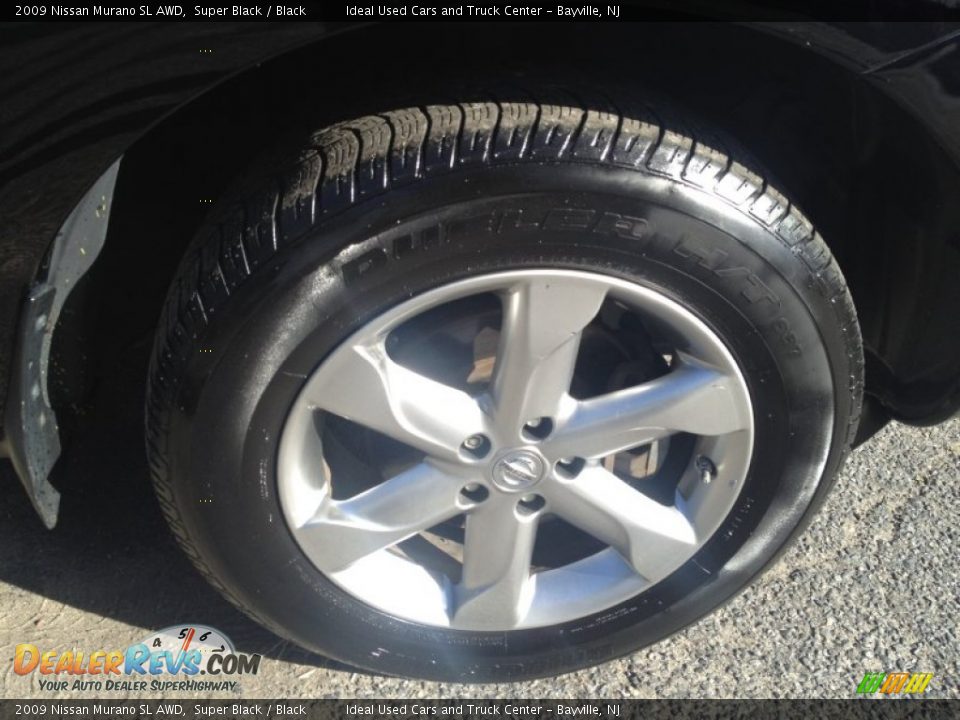 2009 Nissan Murano SL AWD Super Black / Black Photo #4