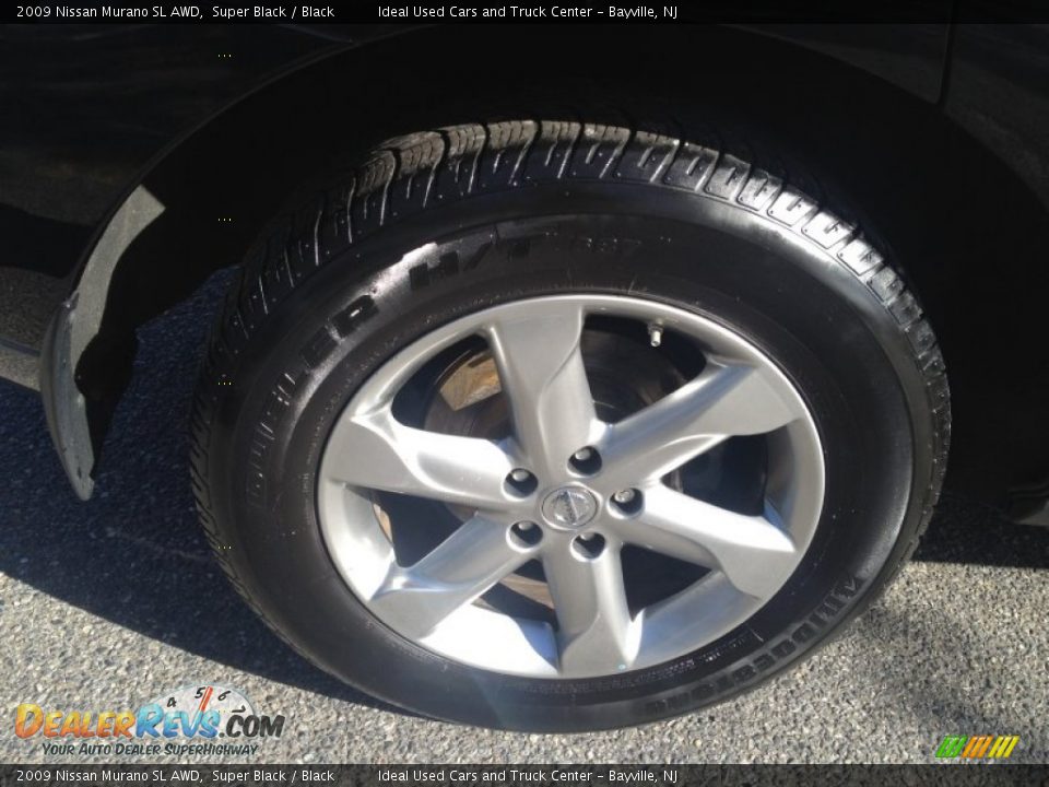 2009 Nissan Murano SL AWD Super Black / Black Photo #5