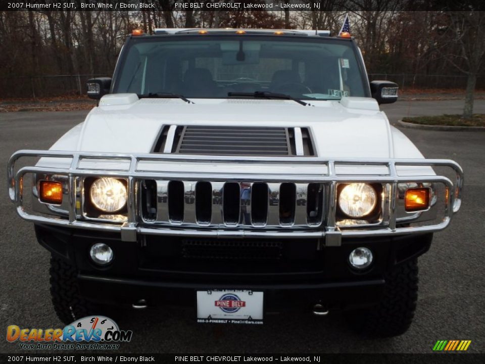 2007 Hummer H2 SUT Birch White / Ebony Black Photo #2