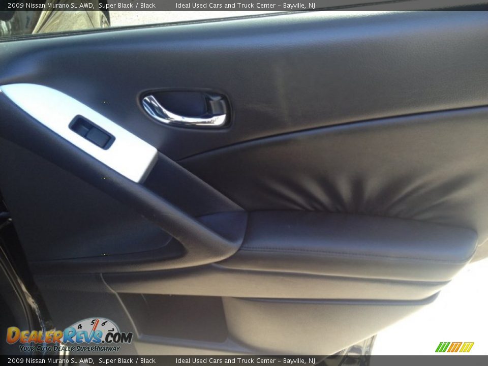 2009 Nissan Murano SL AWD Super Black / Black Photo #10