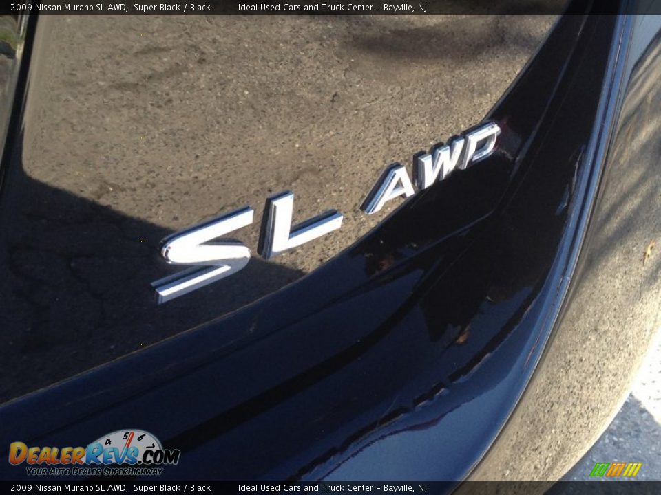2009 Nissan Murano SL AWD Super Black / Black Photo #13