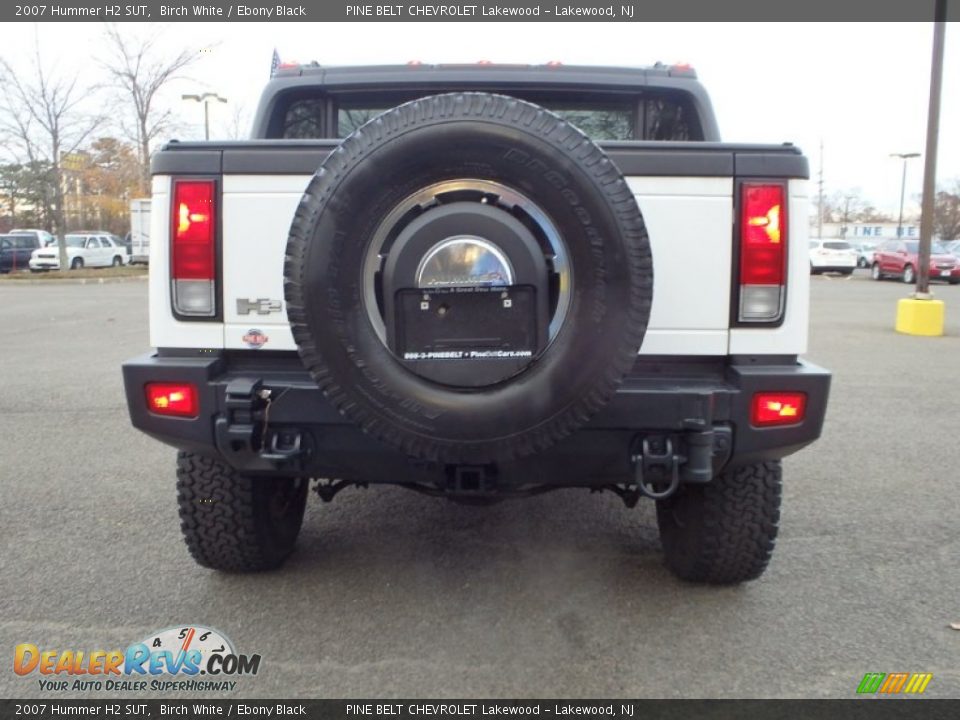 2007 Hummer H2 SUT Birch White / Ebony Black Photo #8