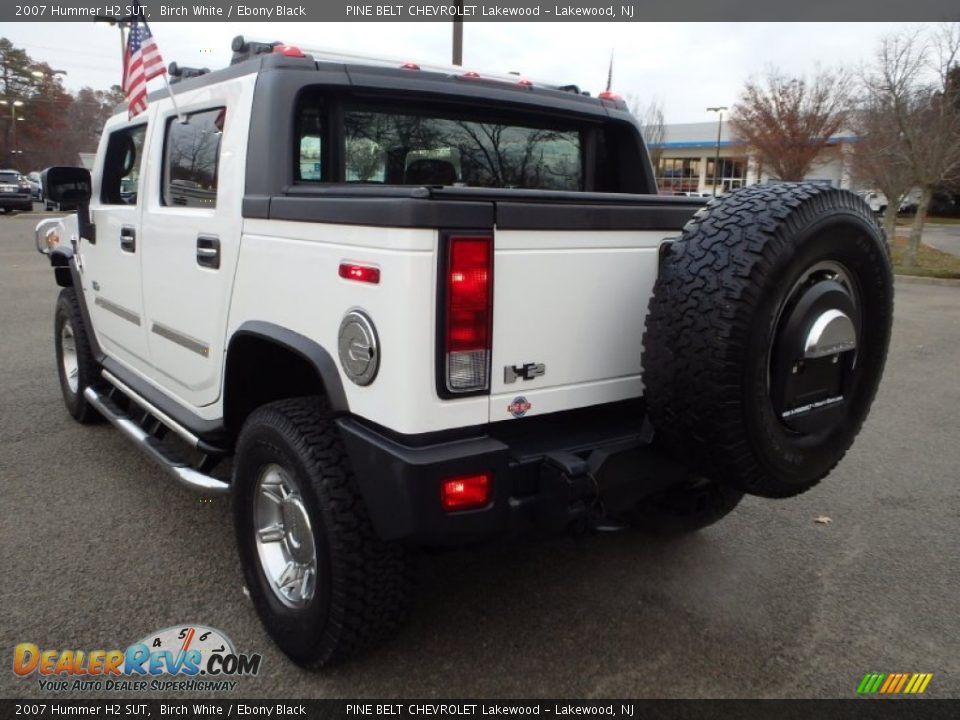 2007 Hummer H2 SUT Birch White / Ebony Black Photo #9