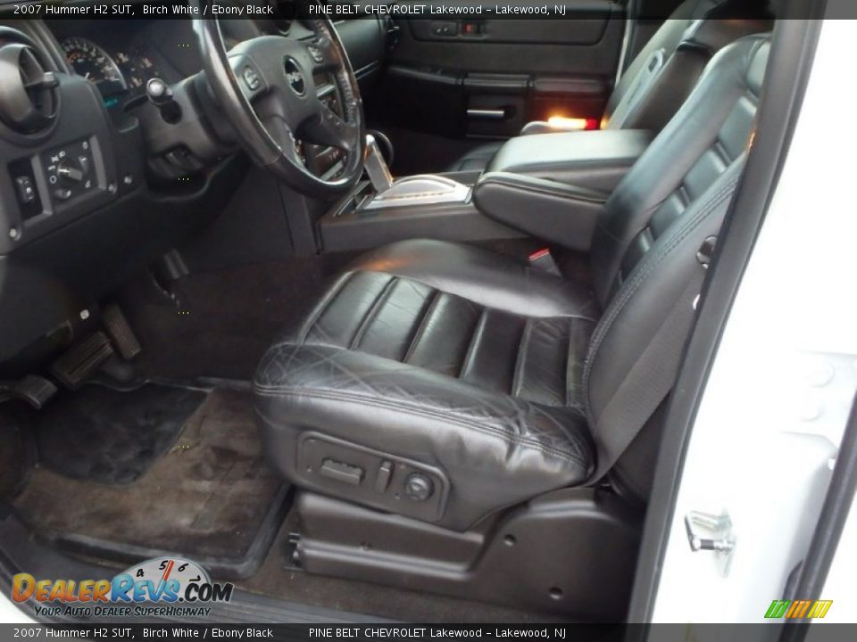 2007 Hummer H2 SUT Birch White / Ebony Black Photo #10
