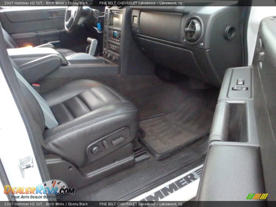 2007 Hummer H2 SUT Birch White / Ebony Black Photo #11