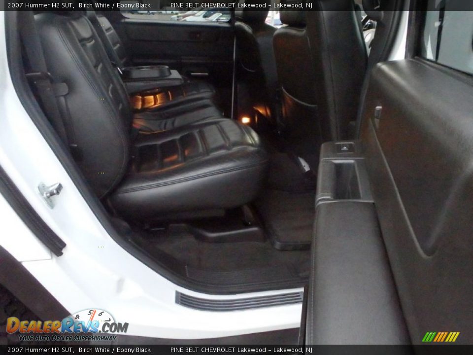 2007 Hummer H2 SUT Birch White / Ebony Black Photo #13
